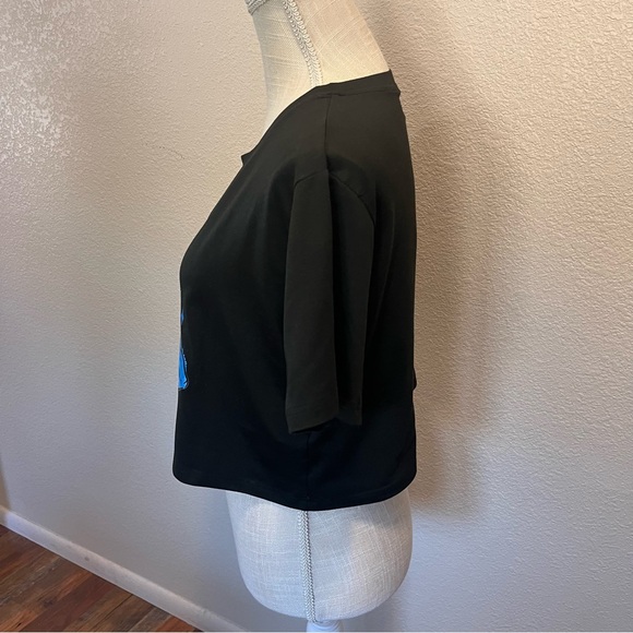 Women's Gentle Cowboy Frog Crop Top - Size Large - Picture 2 of 13